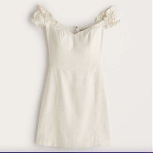 NWT Abercrombie & Fitch Off-The-Shoulder Corset Mini Dress
